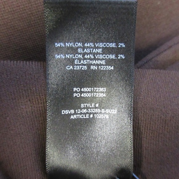 Aritzia TEN by Babaton Paramount Brown Flare Pants Womens Knit Small Pull On 450 - Picture 10 of 10